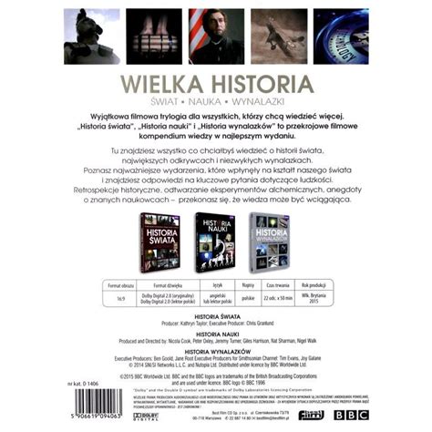 Wielka Historia Świat Nauka Wynalazki BBC BOX 6DVD eMAG ro