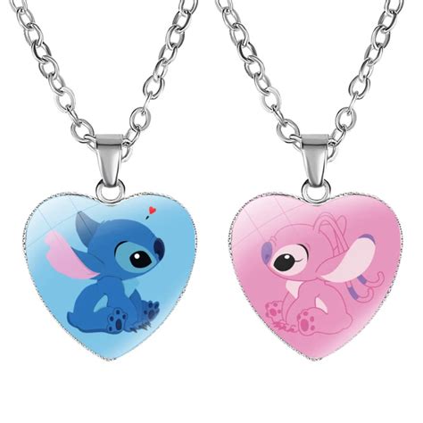 Disney Collier Pendentif En Verre Imprim Photo Pour Enfants Bijoux