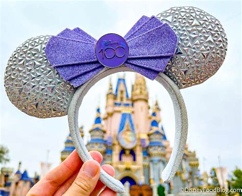 PHOTOS Sparkly NEW 100th Anniversary Minnie Ears Are Now Available In