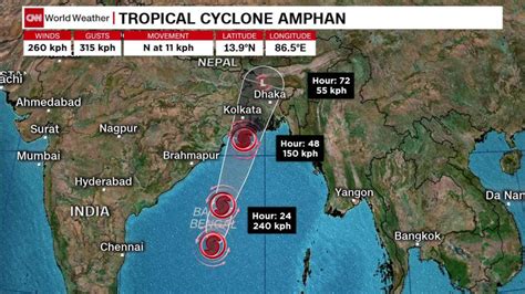 Cyclone Amphan Strengthens to an Equivalent Cat. 5 Atlantic Hurricane ...