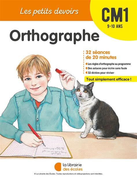 Calaméo Les Petits devoirs orthographe CM1