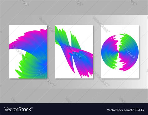 Abstract covers cyan magenta colors backgrounds Vector Image