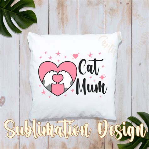 Cat Gifts, Cat Mom PNG, Gifts for Mom, Gift for Her, Valentine's Day Gift, Valentine's Day Cat ...