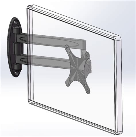 显示器支架（模块）3d模型下载三维模型solidworks模型 制造云 产品模型