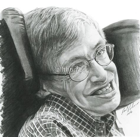 "Stephen Hawking - Timeless Smile" by allthumbs | Redbubble
