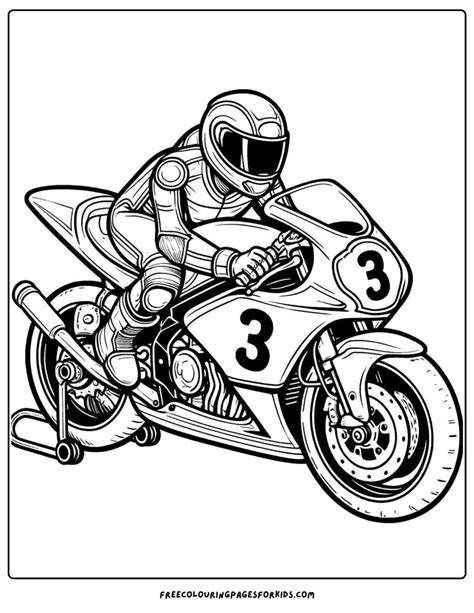 25 Motorbike Coloring Pages - Coloring For Kids