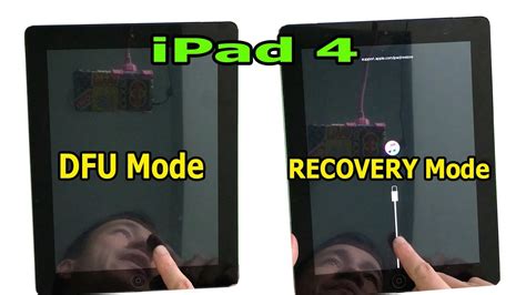 How To Put In Recovery Mode And Dfu Mode On Ipad Youtube