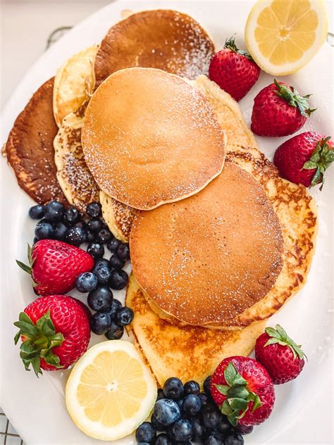 Lemon Ricotta Pancakes Taste Of Genevieve