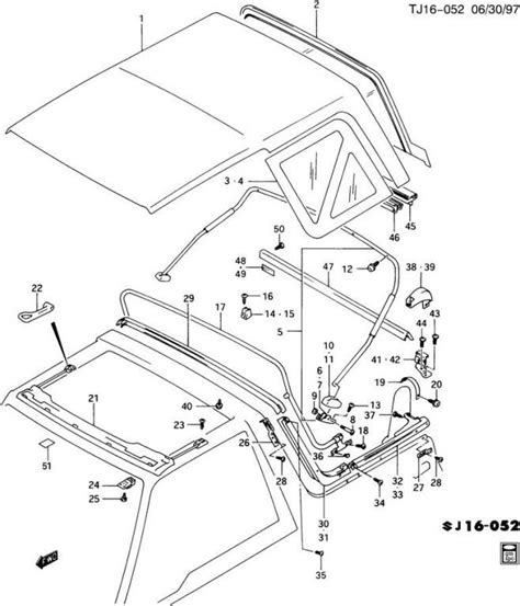 1996 Geo Tracker Parts Diagram