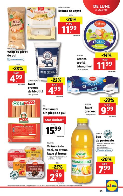 Oferte Lidl De Luni Martie Promotii Lidl Reduceri Online