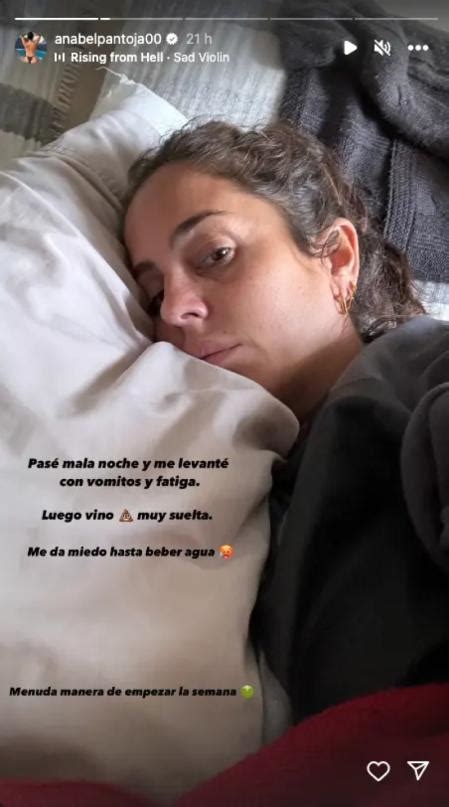 Anabel Pantoja Preocupa A Sus Seguidores Al Subir Una Foto Desde El