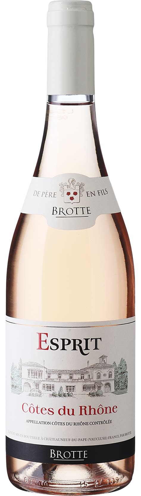 Køb Brotte Esprit Barville Côtes du Rhône Rosé hos Oskar Davidsen