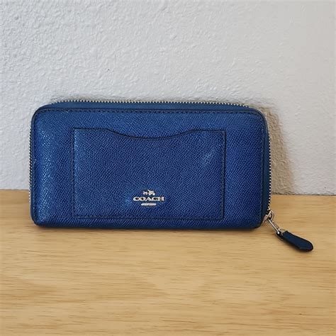 Coach Bags Coach Blue Wallet Poshmark