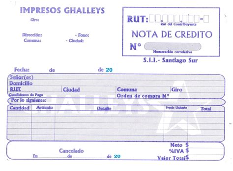 Especialidad De Administracion De Empresas Nota De Credito