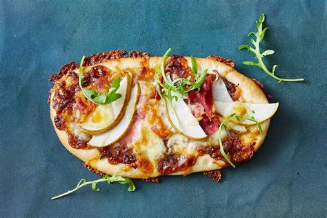 Prosciutto Pear And Rocket Pizzas