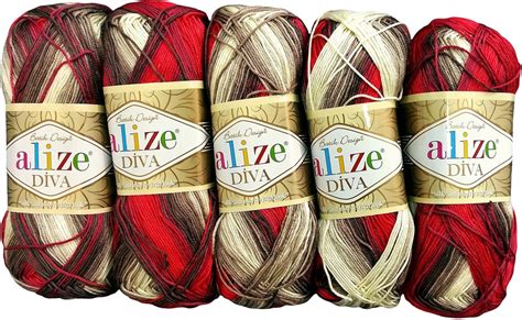 Alize Lot De Pelotes De Laine Batik Multicolore Avec D Grad De