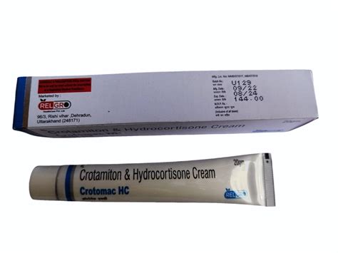 Crotamiton Hydrocortisone Cream Packaging Size 20 Gm At Rs 100 Piece