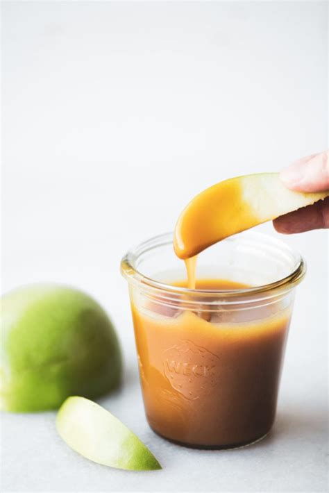 Salted Maple Caramel Sauce Easy Recipe • The View From Great Island