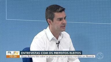 Rj Tv Rio Sul Rj Entrevista Prefeito Eleito De Resende Diogo