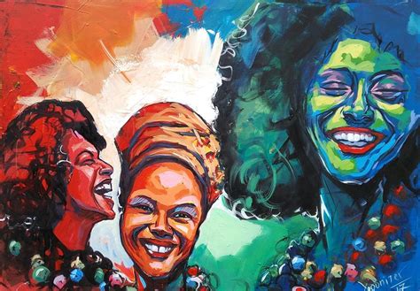 Happy Women Painting By Yegonizer