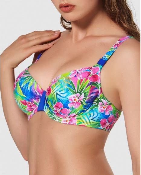 Top Bikini Capacidad Con Aro Y Refuerzo Bajo Pecho Urban Jungle