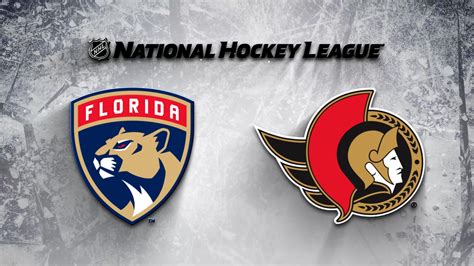 Ottawa Senators vs. Florida Panthers