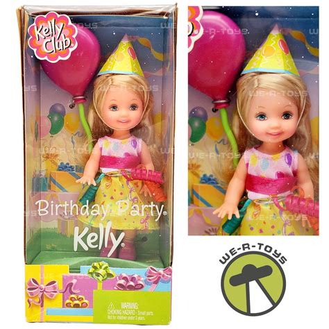 Barbie Kelly Club Birthday Party Kelly Doll And Balloon 2002 Mattel Nrfb