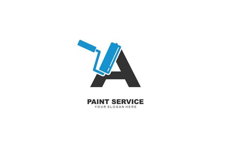 A PAINT logo design inspiration. Vector letter template design for brand. 21251962 Vector Art at ...