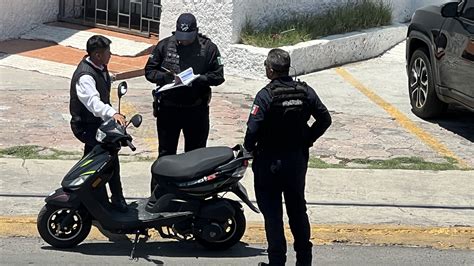 Sancionan A Joven Motociclista En San Juan Del R O Por M Ltiples