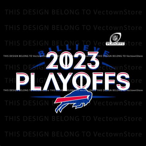 Buffalo Bills 2023 NFL Playoffs Billieve SVG