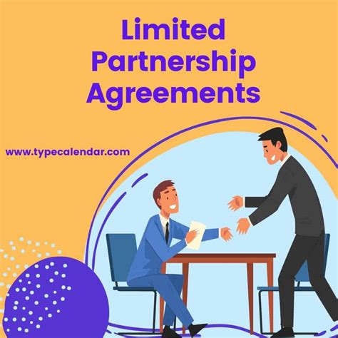 Limited Partnership Agreements Free LPA Template Examples