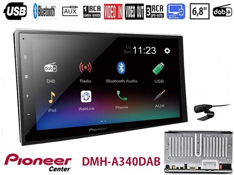 Pioneer DMH A340DAB Ηχοσύστημα Αυτοκινήτου Universal 2DIN Bluetooth