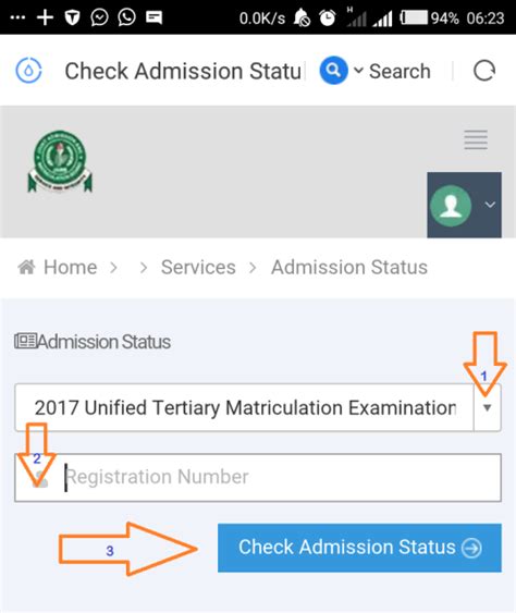 JAMB Admission Status Portal [UTME/DE Candidates, All Years]