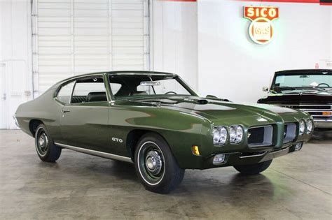 1970 Pontiac Gto 164 Miles Green Hardtop For Sale Pontiac Gto 1970