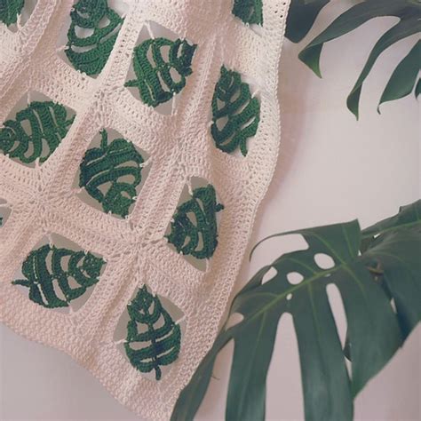 Ravelry Monstera Granny Square Pattern By Roseanna Murray