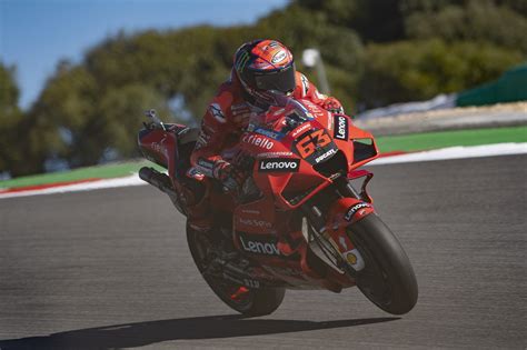 Griglia Di Partenza Motogp Gp Algarve A Portimao Bagnaia In Pole