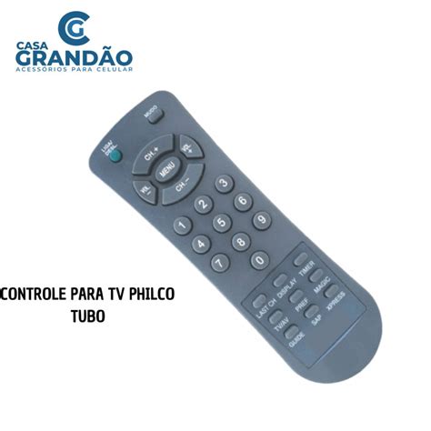 Controle Remoto Tv Philco Tubo Vc A