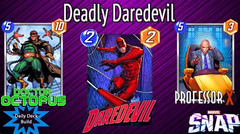 Deadly Daredevil Lockdown Disruption Deck Marvel Snap Gameplay