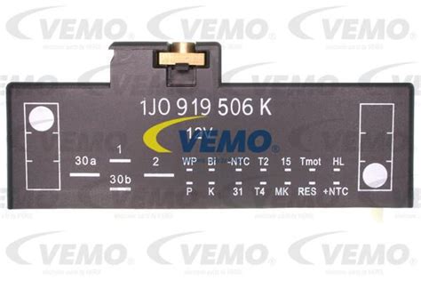 Vemo Auxiliary Fan Control Unit V Run Auto Parts