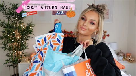 Huge Home Bargains And B M Autumn Christmas Homeware Haul Youtube