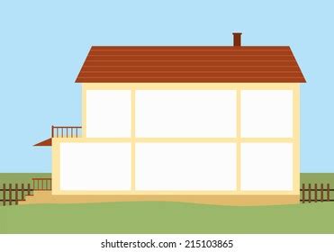 House Empty Rooms Ready Decorate Different Stock Vector Royalty Free