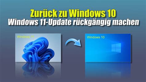 Zur Ck Zu Windows Windows Update R Ckg Ngig Machen Youtube