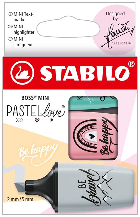 Highlighter Stabilo Boss Mini Pastellove Pack Of Stabilo