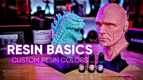 Resin 3d Printing Basics Make Your Own Resin Colors Youtube