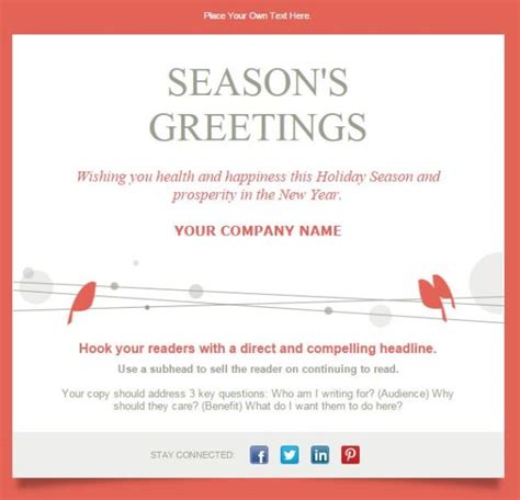 7 Holiday Email Templates for Small Businesses & Nonprofits