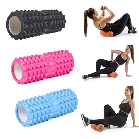 Rolo Massagem Foam Roller Liberação Miofascial Soltura Yoga Shopee Brasil