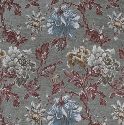 Upholstery Fabric by the Yard Floral Fabric Heavy Flower - Etsy