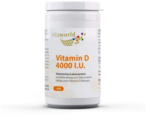 Vitamin D 3 4000 I E 100 Kapseln Kaufen Volksversand Versandapotheke