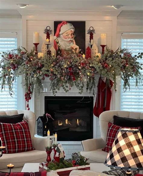 A Living Room Filled With Furniture And A Fire Place Covered In