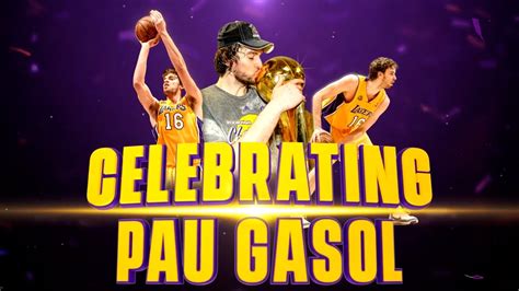 Pau Gasol S Jersey Retirement Ceremony YouTube